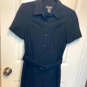 Banana Republic Black Shirt Work/Office Dress